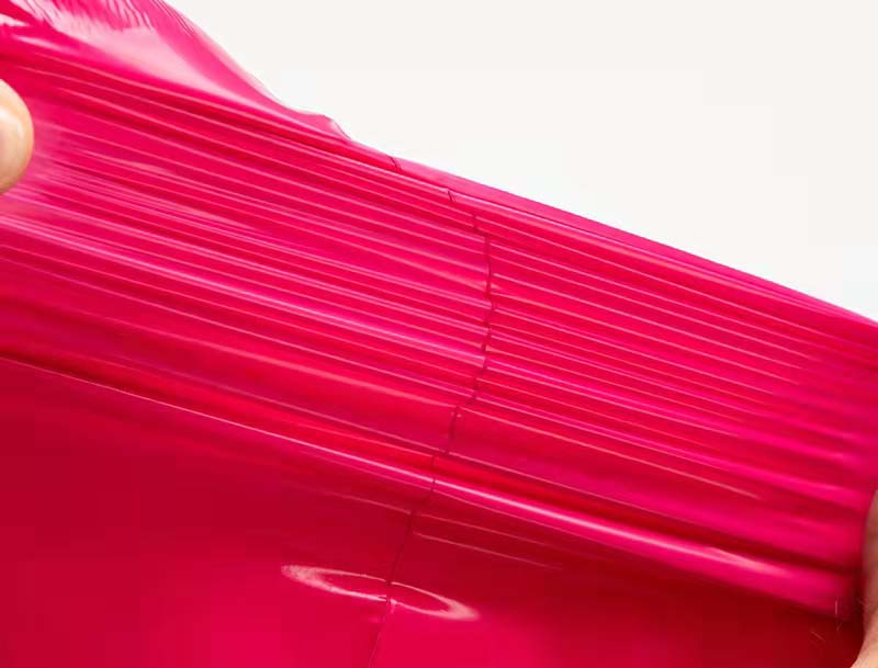 乾安玫红色快递袋-05